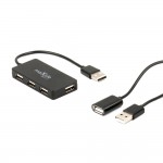 Maxlife USB 2.0 Hub 4 Θυρών με σύνδεση USB-A